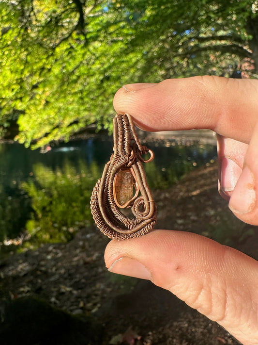 Small Copper Pendant #1