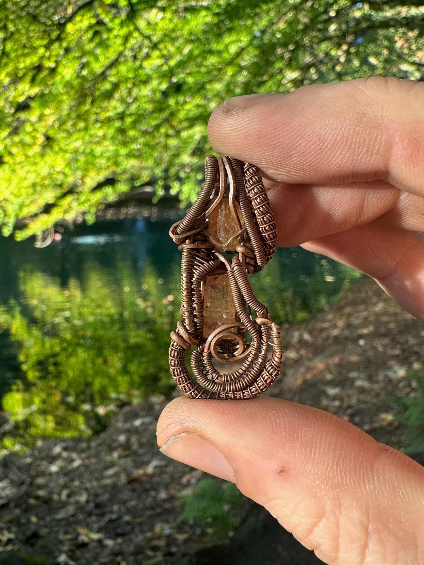 Small Copper Pendant #5