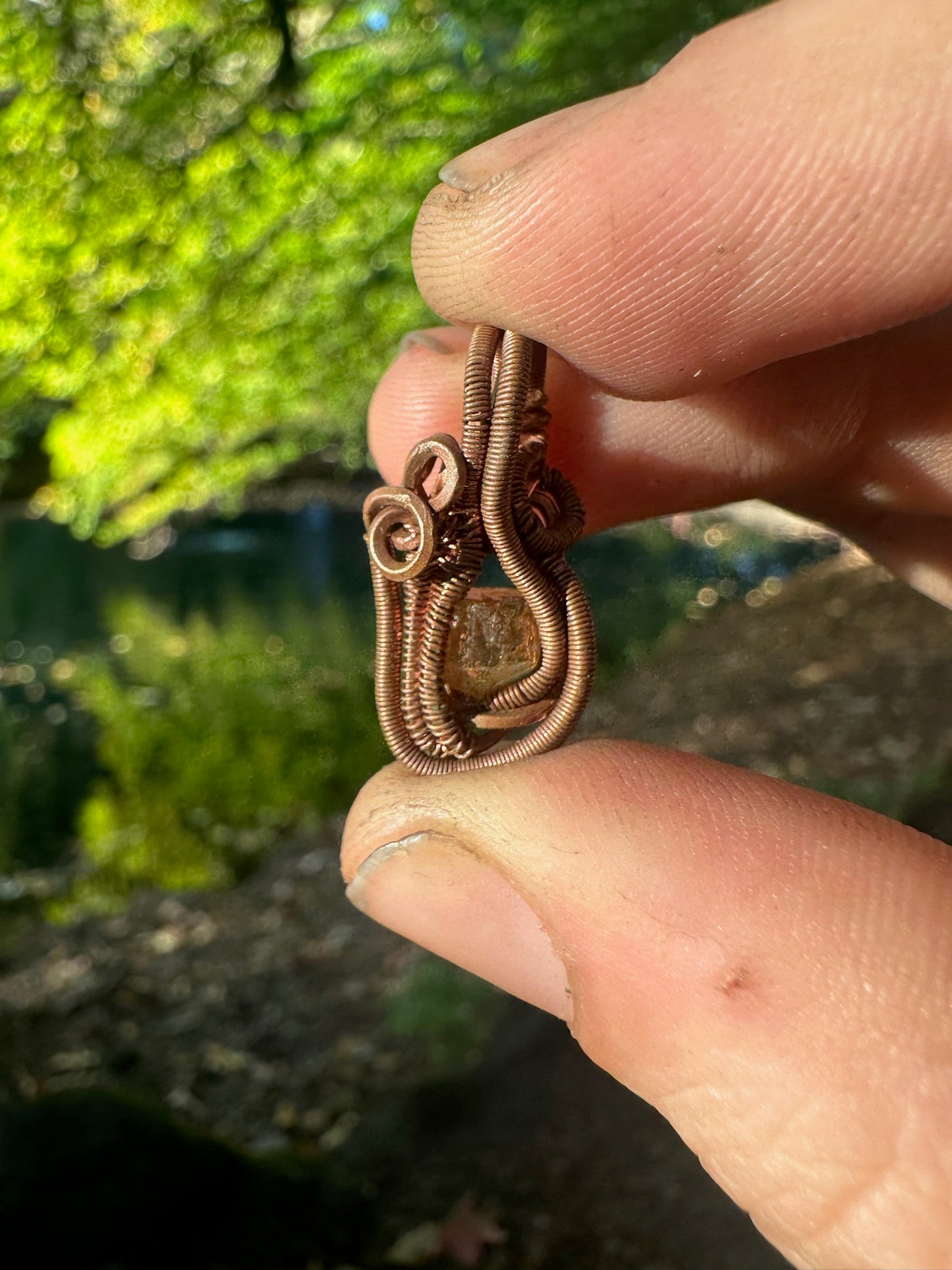 Small Copper Pendant #3